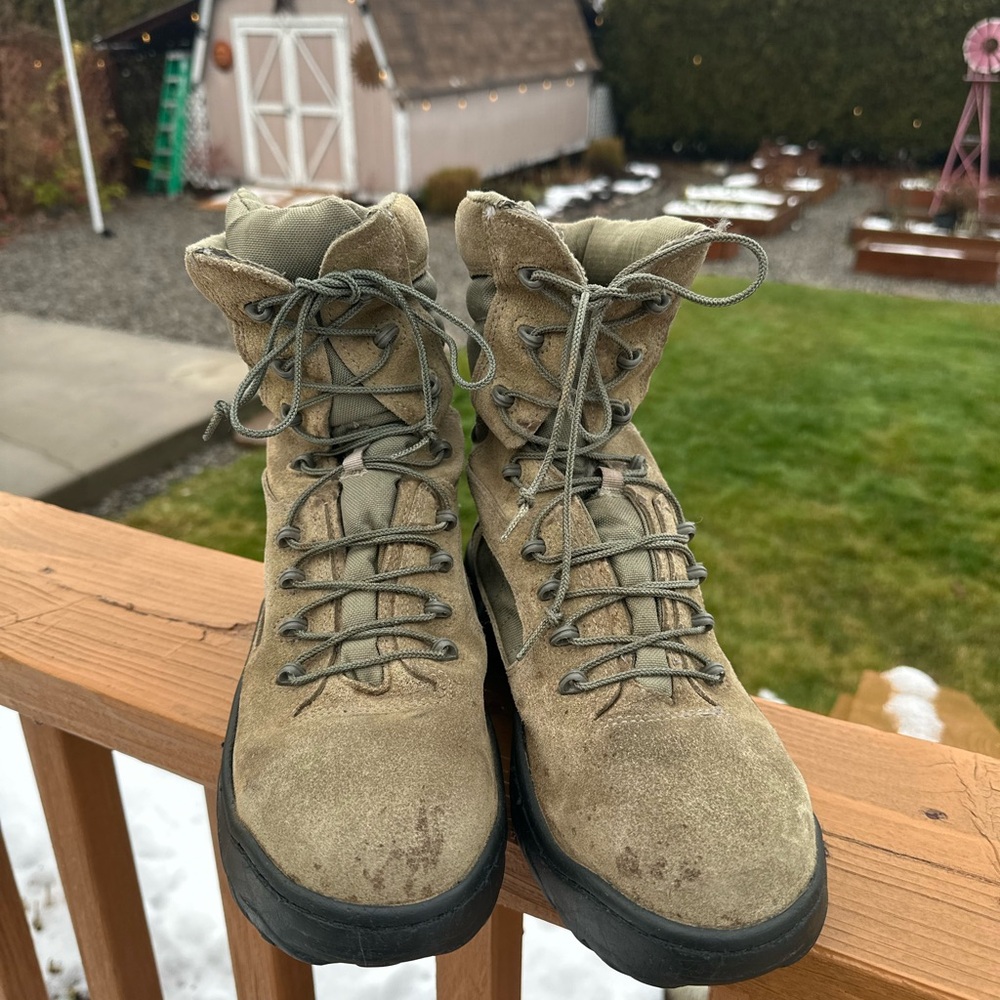 CONVERSE WARSON COMBAT BOOTS, SAGE GREEN, MEN'S 9M  MADE IN USA